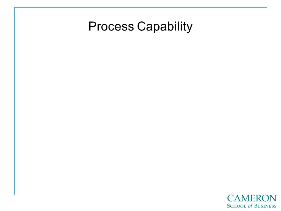 Process capability index